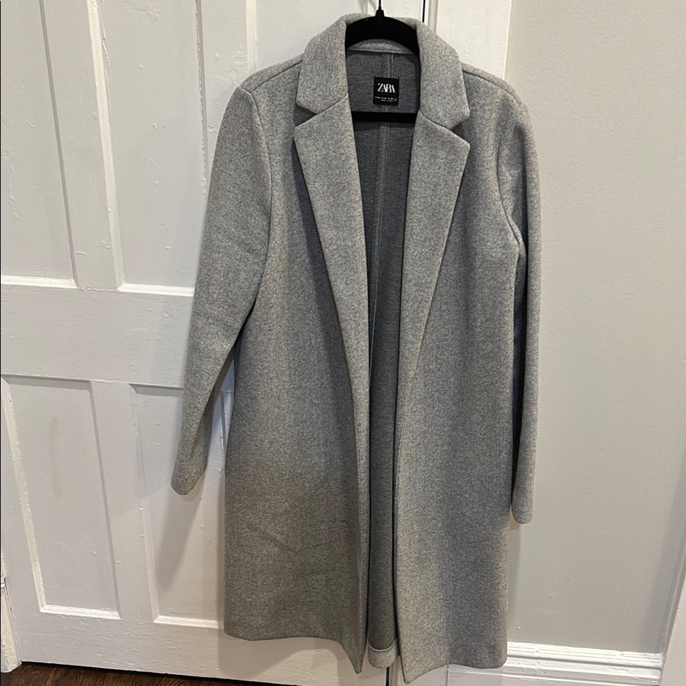 Zara Gray Long Coat